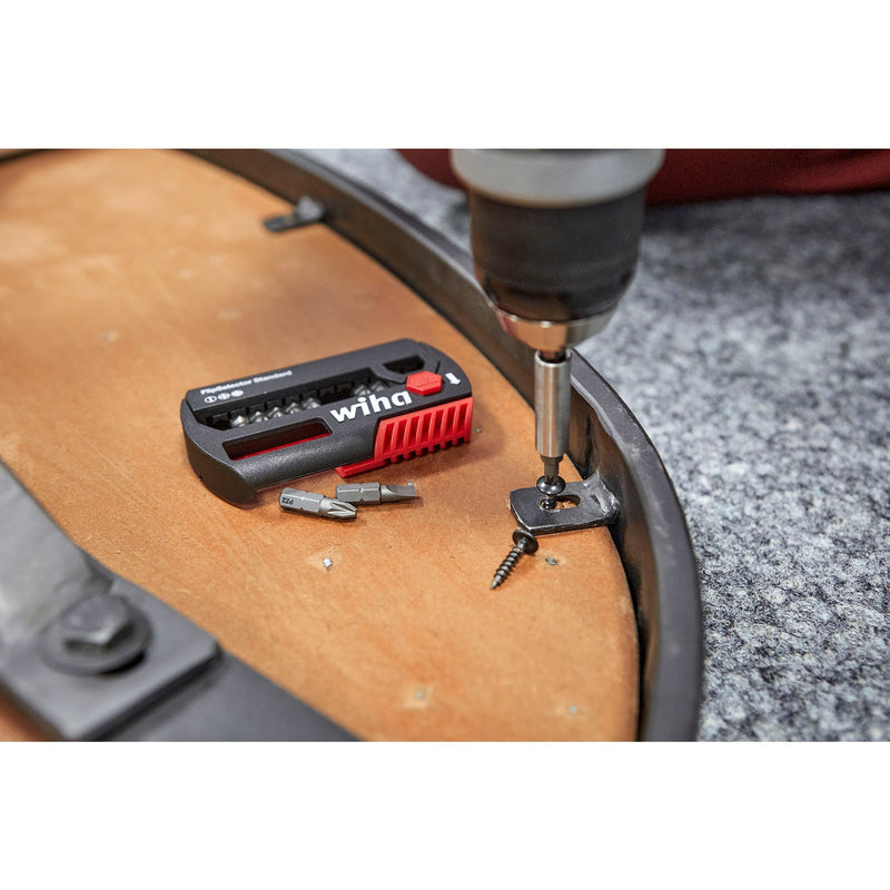 Load image into Gallery viewer, Wiha bitset flipselector standard 25 mm (zwart rood, torx® 13-delig 1 4 c6,3 met riemclip)
