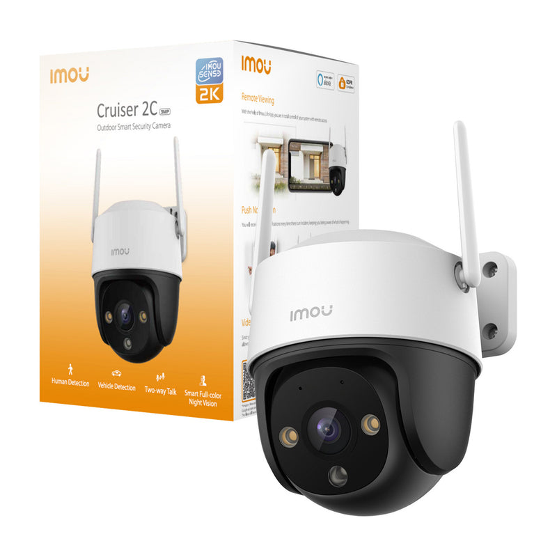Afbeelding laden in galerijviewer, Imou cruiser 2c 2k beveiligingscamera (wit, 3mp (2304*1296), wifi 6, lan)
