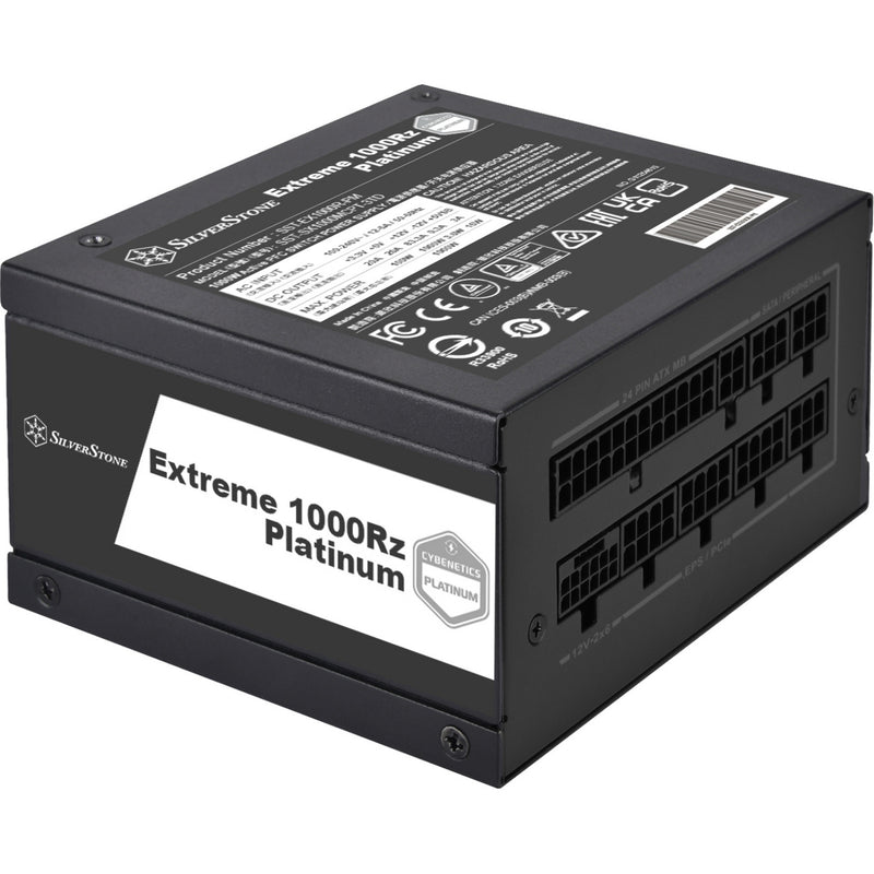 Load image into Gallery viewer, Silverstone extreme 1000rz platinum modulaire 1000 watt voeding (zwart, 1x 12v-2x6, 4x pcie)
