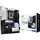 Asrock z890 pro rs socket 1851 moederbord (zwart wit, raid, 2.5 gb-lan, sound, atx)