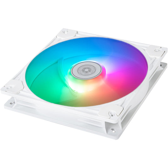 Silverstone vista 140 argb case fan (wit, 140 x 140 x 25 mm, pwm)