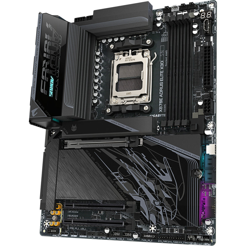 Load image into Gallery viewer, Gigabyte x870e aorus elite x3d socket am5 moederbord (zwart, raid, 5gb-lan, wi-fi 7, bt, sound, atx)
