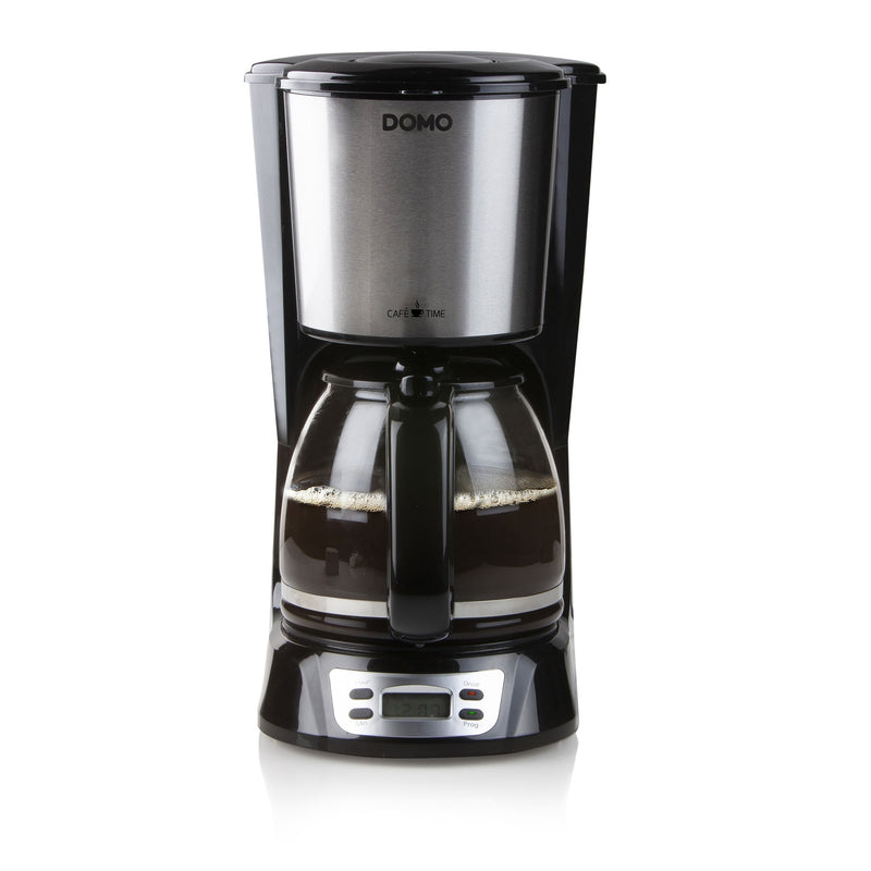 Load image into Gallery viewer, Domo koffiezet met timer en display do708k koffiefiltermachine (zwart, 1,5 liter)
