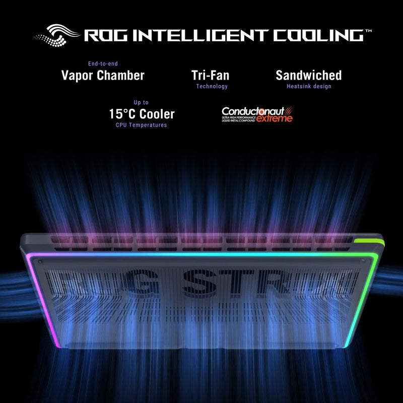 Afbeelding laden in galerijviewer, Asus rog strix g16 g615lr-s5072w 16 copilot+ gaming laptop (zwart grijs | core ultra 9 275hx | rtx 5070 ti | 32 gb | 1 tb ssd)
