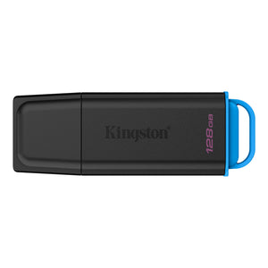 Kingston datatraveler exodia 128 gb usb-stick (zwart blauw, usb-a 3.2 gen 1 (5 gbit s))