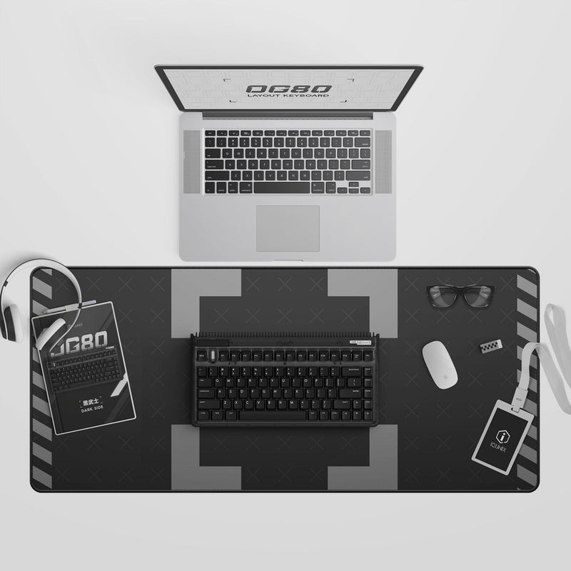 Load image into Gallery viewer, Iqunix og80 dark side wireless mechanical keyboard (zwart, us lay-out (qwerty), gateron brown, 80% (tkl), rgb leds, hot-swappable, pbt, 2.4ghz | bluetooth 5.1 | usb-c)
