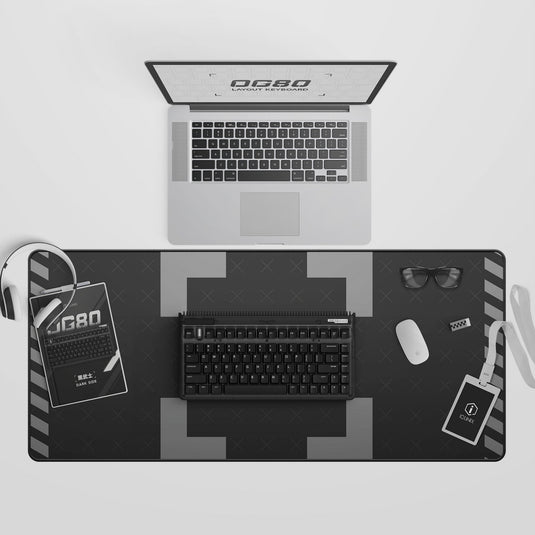 Iqunix og80 dark side wireless mechanical keyboard (zwart, us lay-out (qwerty), gateron brown, 80% (tkl), rgb leds, hot-swappable, pbt, 2.4ghz | bluetooth 5.1 | usb-c)