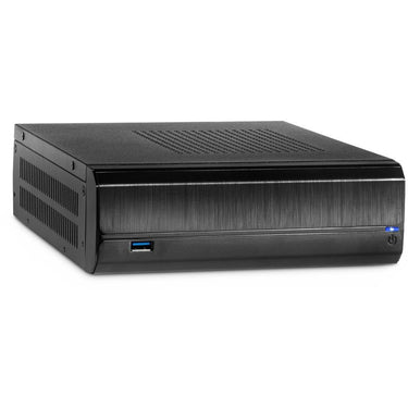 Inter-tech jx-500 htpc behuizing (zwart | 1x usb-a)