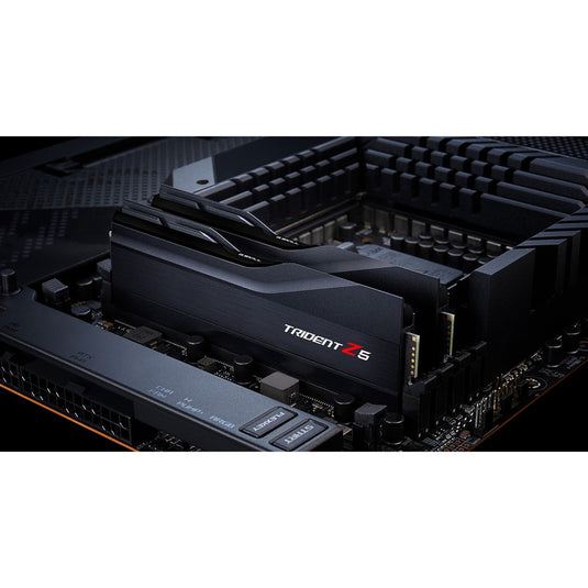 G.skill 32 gb ddr5-6400 kit werkgeheugen (zwart (mat), f5-6400j3239g16gx2-tz5k, trident z5, xmp)