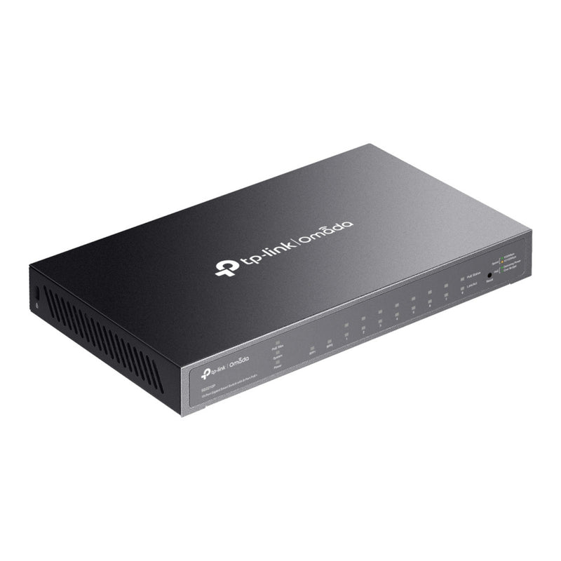 Afbeelding laden in galerijviewer, Tp-link omada sg2210p 10-poorts gigabit smart switch (zwart, 8x poe+, 2x gigabit sfp)
