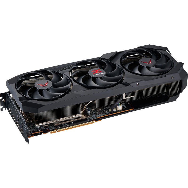 Afbeelding laden in galerijviewer, Powercolor radeon rx 9070 gre red devil 12gb gddr6 grafische kaart (zwart, rdna4, 3x displayport, 1x hdmi 2.1)
