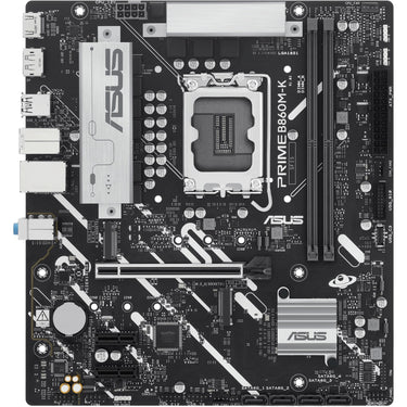 Asus prime b860m-k socket 1851 moederbord (2.5 gb-lan, sound, µatx)