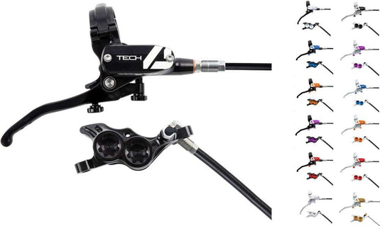 Hope tech 4 e4 steel braided disc brake - lever right