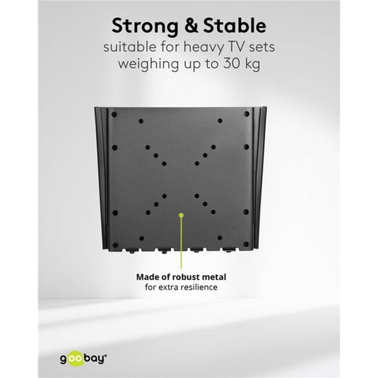 Goobay tv wall mount caravan fixed (m), 23 to 42 inch wandmontage (zwart)