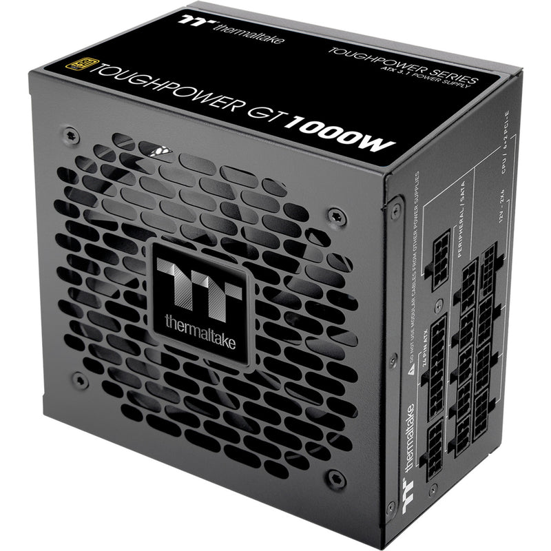 Load image into Gallery viewer, Thermaltake toughpower gt modulaire 1000 watt voeding (zwart, 5x pcie)
