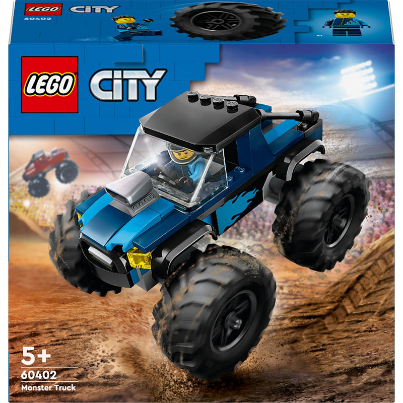Afbeelding laden in galerijviewer, Lego city blauwe monstertruck - 60402
