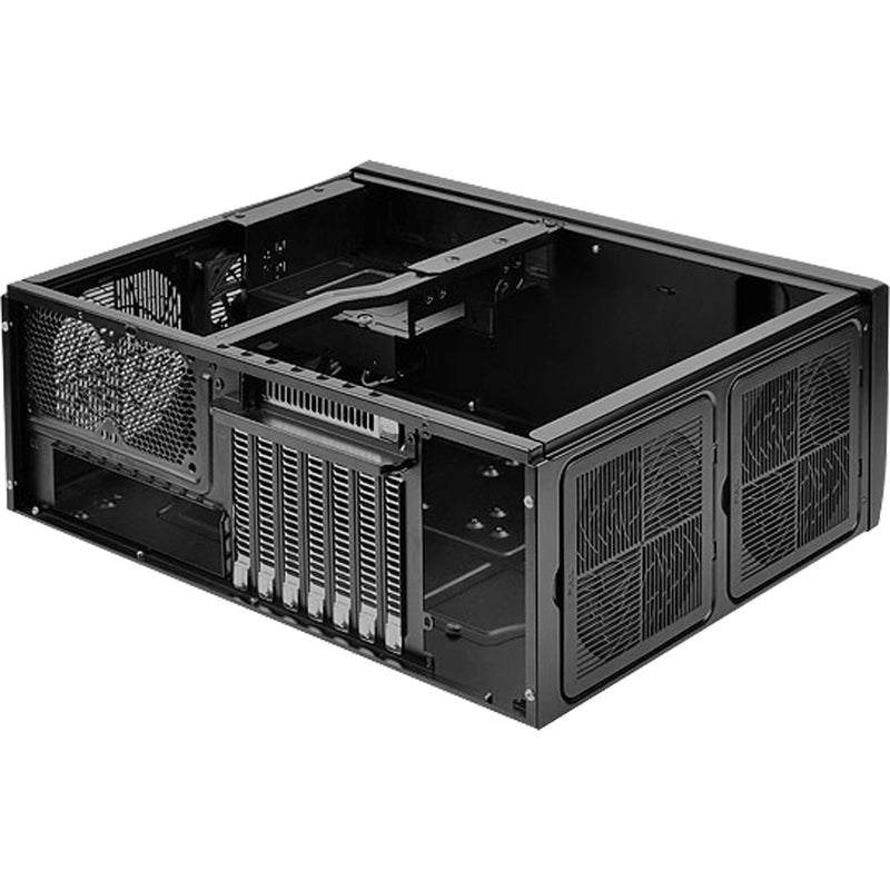 Load image into Gallery viewer, Silverstone sst-gd09b htpc behuizing (zwart | 2x usb-a)
