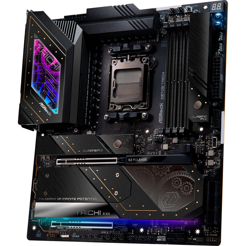Load image into Gallery viewer, Asrock x870e taichi socket am5 moederbord (raid, 5 gb-lan, wi-fi 7, bt, e-atx)
