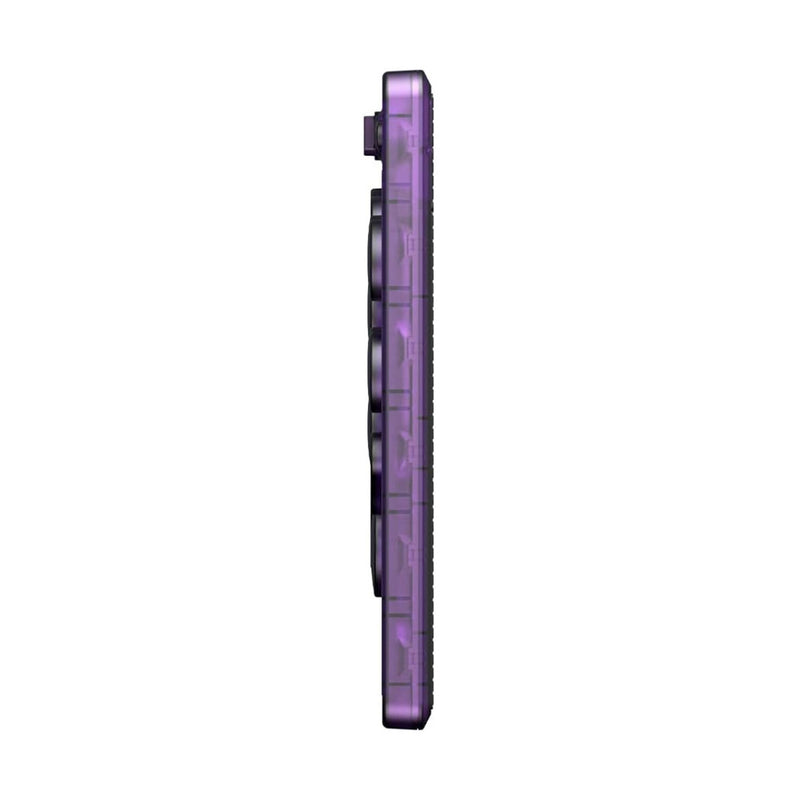 Laden Sie das Bild in Galerie -Viewer, 8bitdo arcade controller - transparent purple signature edition (paars transparant, 2.4 ghz bluetooth usb, nintendo switch 1 + 2, pc)
