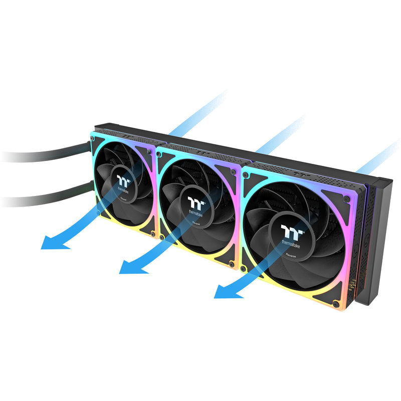Load image into Gallery viewer, Thermaltake magcurve 360 ultra argb sync aio liquid cooler waterkoeling (zwart)
