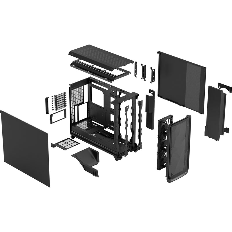 Afbeelding laden in galerijviewer, Fractal design meshify 3 xl big tower behuizing (zwart | 2x usb-a | 1x usb-c)
