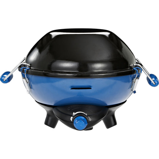 Campingaz party grill 400 cv gasbarbecue (zwart blauw, ø 35 cm)