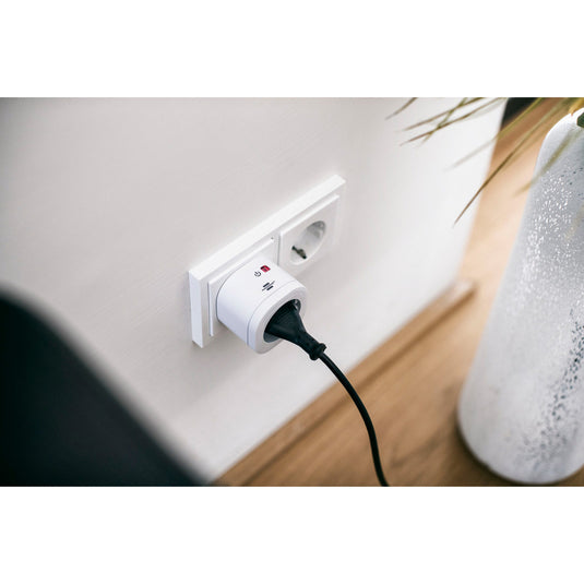 Brennenstuhl connect smart plug wa 3600 xs02 stekkerdoos (wit, 2.4 ghz wifi, alexa, google, matter)