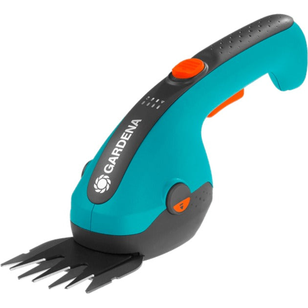 Load image into Gallery viewer, Gardena accugrasschaar classiccut li (turquoise zwart, li-ion-accu 2,5ah)
