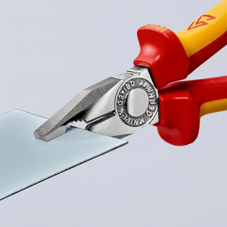 Load image into Gallery viewer, Knipex kombitang 03 06 160 combinatietang (rood geel, 160 mm)
