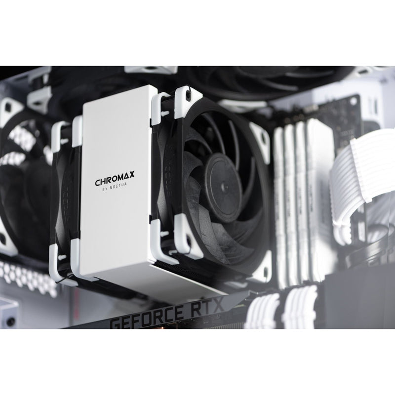 Afbeelding laden in galerijviewer, Noctua nf-a12x25 pwm chromax.black.swap case fan (zwart, 120 x 120 x 25 mm)
