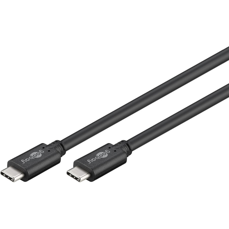 Load image into Gallery viewer, Goobay sync charge super speed usb-c kabel (zwart, 2 meter)
