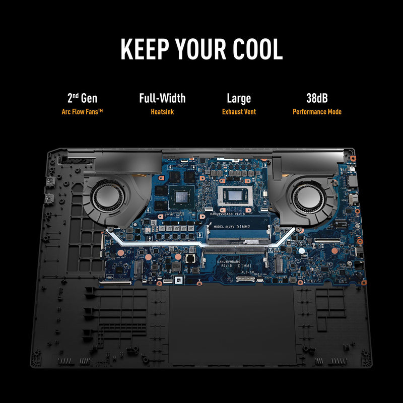 ギャラリービューアに画像をロードする, Asus tuf gaming a18 fa808um-s8112w 18 gaming laptop (zwart grijs | ryzen 7 260 | rtx 5060 | 16 gb | 1 tb ssd)
