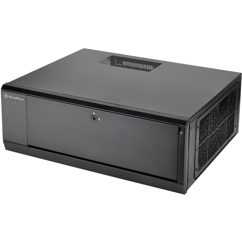 Load image into Gallery viewer, Silverstone sst-gd10b htpc behuizing (zwart | 2x usb-a)
