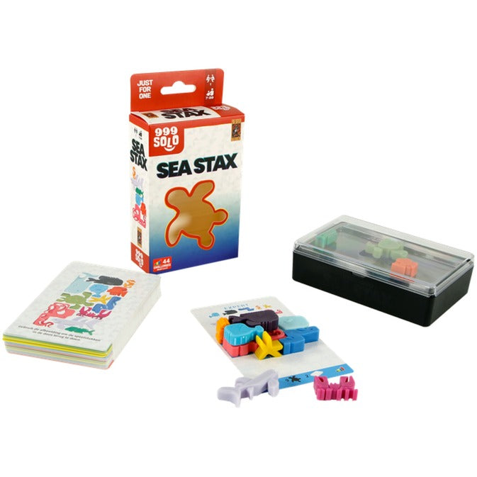 Load image into Gallery viewer, 999games 999 games sea stax denkspel (nederlands, 1 speler, vanaf 7 jaar, 44 opdrachten)
