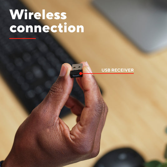 Trust ody ii silent wireless keyboard, toetsenbord (zwart, eu lay-out (qwerty), membraan)