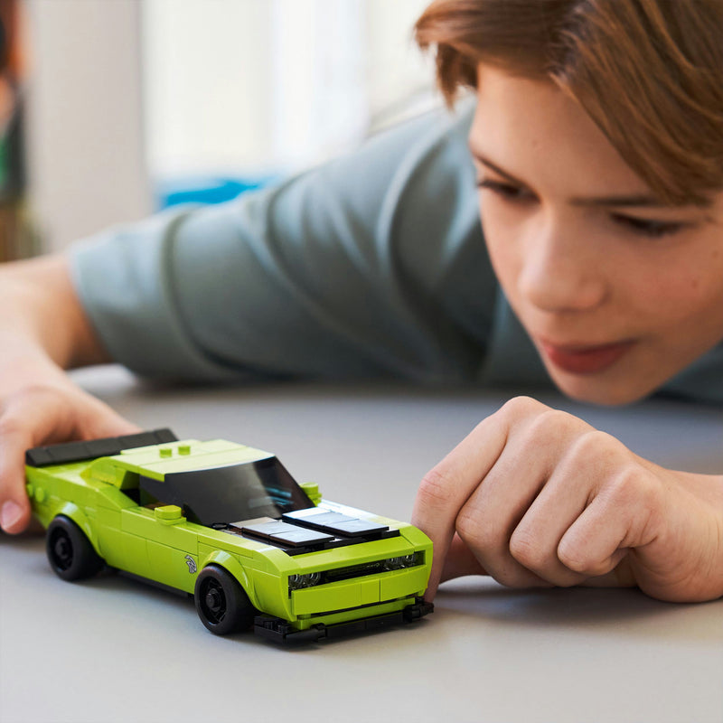 Load image into Gallery viewer, Lego speed champions 77237 dodge challenger srt hellcat sportauto
