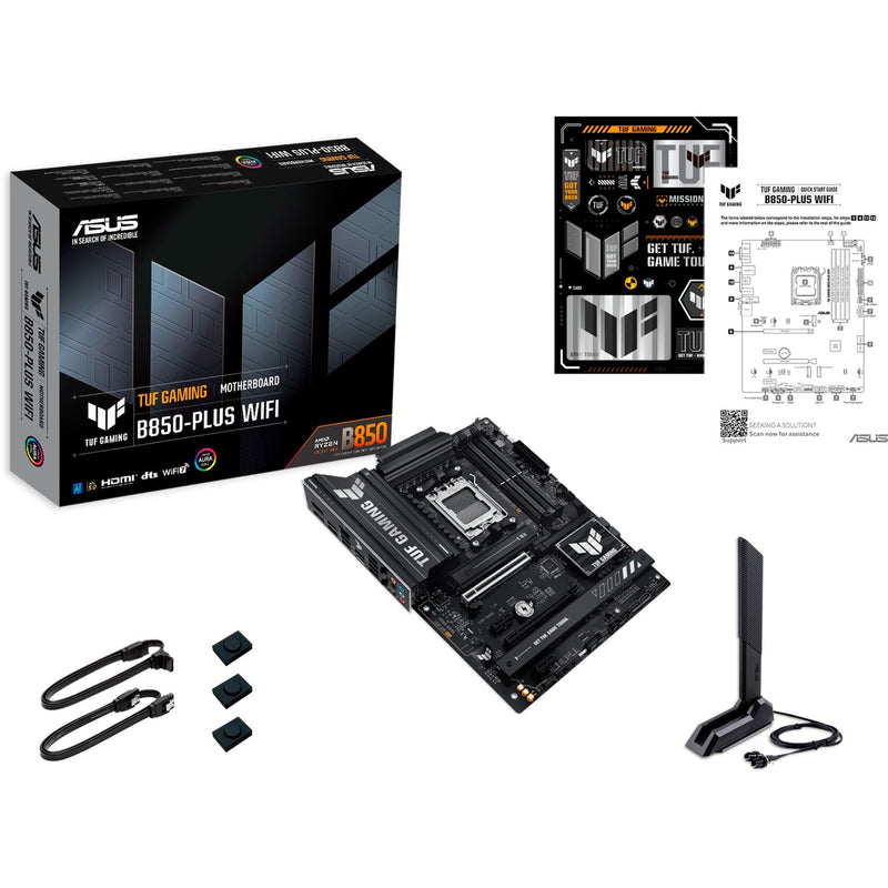Chargez l'image dans la visionneuse de la galerie, Asus tuf gaming b850-plus wifi socket am5 moederbord (raid, 2.5gb-lan, wi-fi 7, bt, sound, atx)
