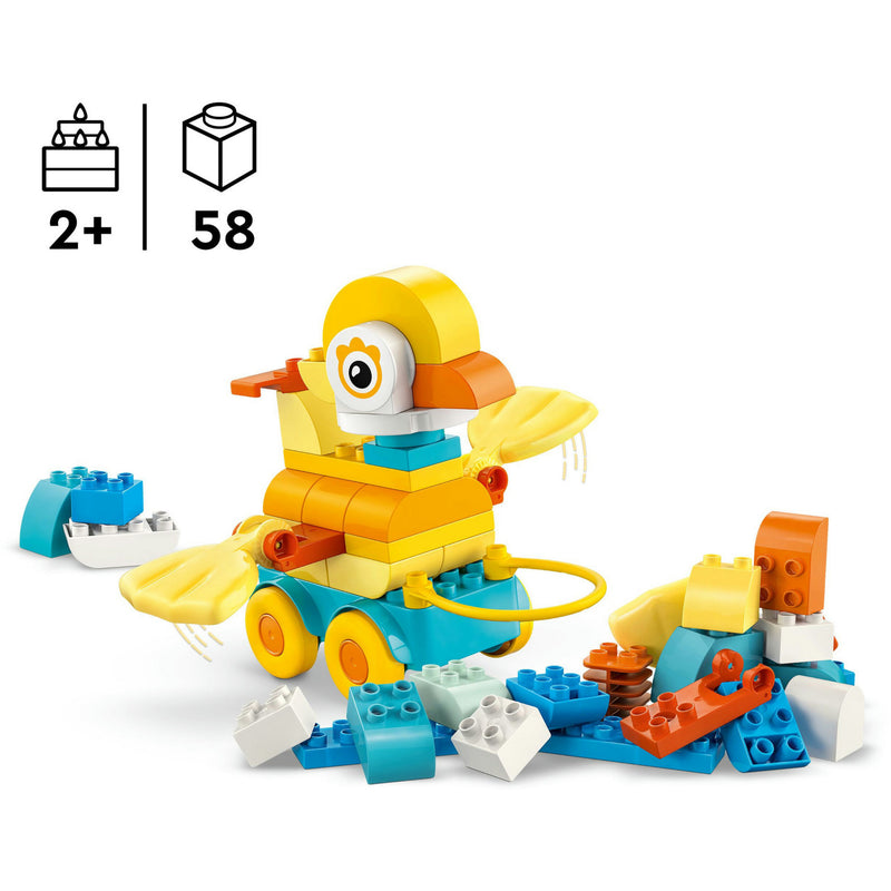 Load image into Gallery viewer, Lego duplo 10448 3-in-1 dieren op wielen peuterspeelgoed

