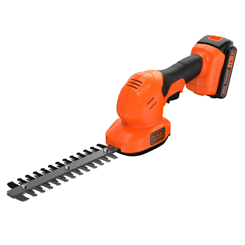 Load image into Gallery viewer, Black+decker bcss18b-xj 18v gras- en struikschaar (zonder accu) (oranje zwart, accu en oplader niet inbegrepen)
