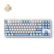 Mchose k87 blue icy creamsicle mechanical rgb toetsenbord (wit, us lay-out (qwerty), kailh box icy creamsicle, 80% (tkl), rgb, hot swap, double-shot pbt, draadloos | bluetooth | usb-c)