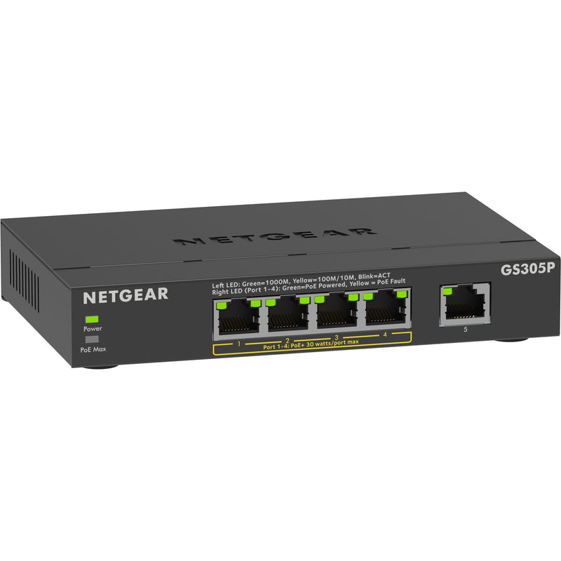 Load image into Gallery viewer, Netgear 5-port poe+ gigabit ethernet soho unmanaged switch
