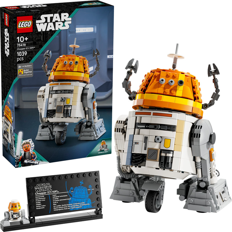 Load image into Gallery viewer, Lego star wars 75416 chopper c1-10p astromech droid
