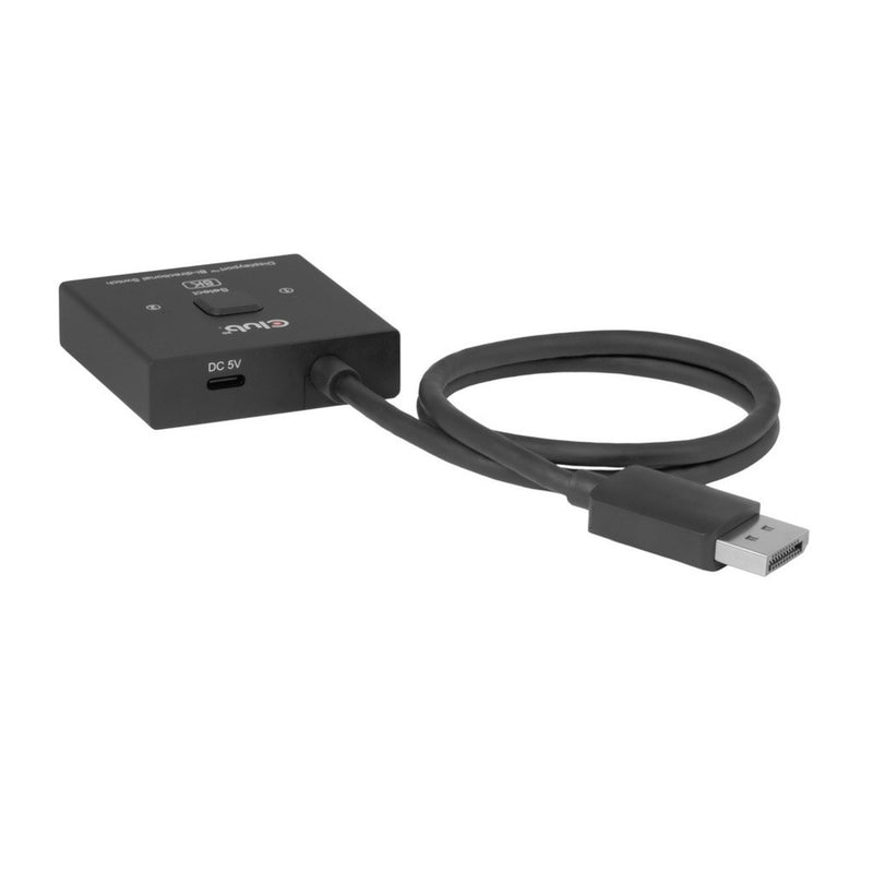 ギャラリービューアに画像をロードする, Club 3d 2-in-1 bidirectionele displayport switch (zwart, 8k)
