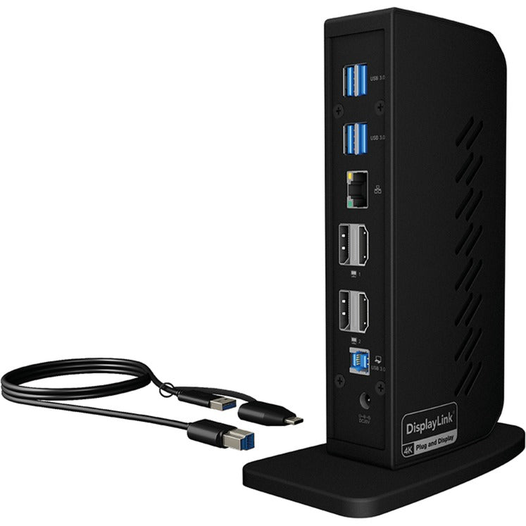 Load image into Gallery viewer, Icy box ib-dk2252ac dockingstation (zwart, usb-a, hdmi, displayport)
