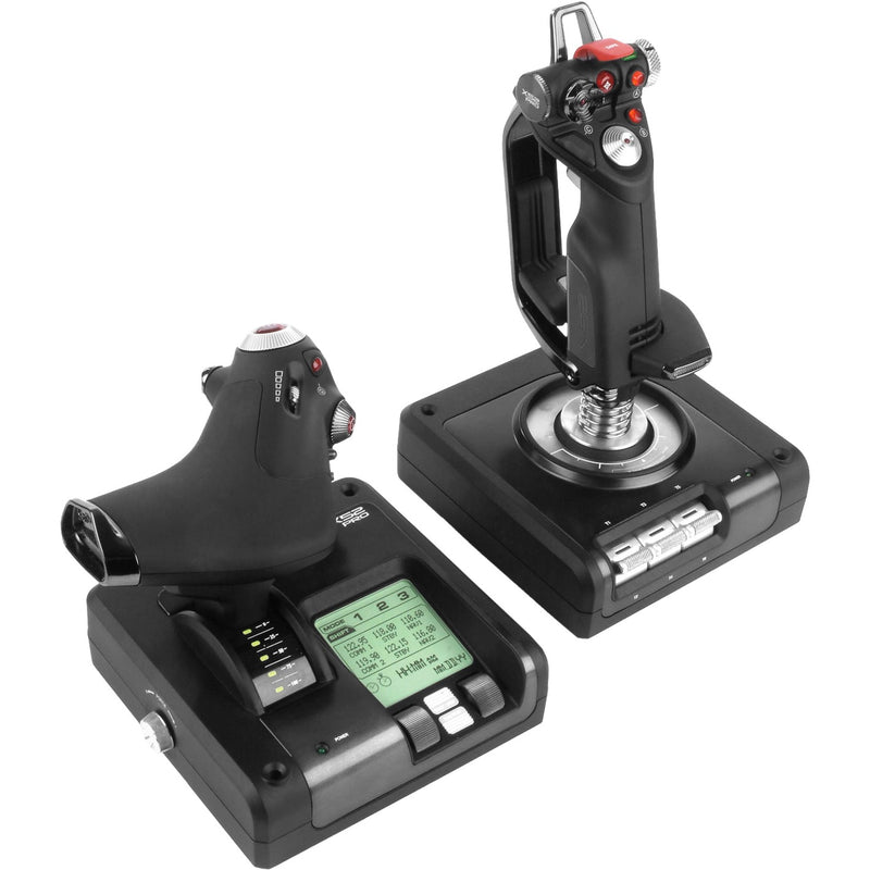 Load image into Gallery viewer, Logitech g saitek x52 pro flight gaming hotas
