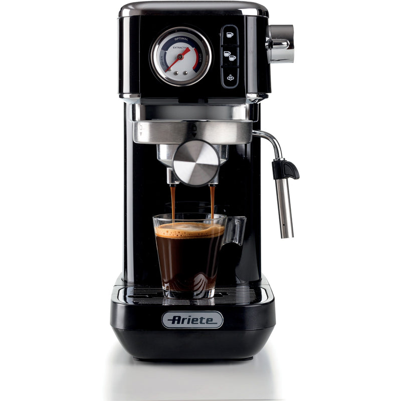 Load image into Gallery viewer, Ariete moderna espresso slim 1381 12 espressomachine (zwart)
