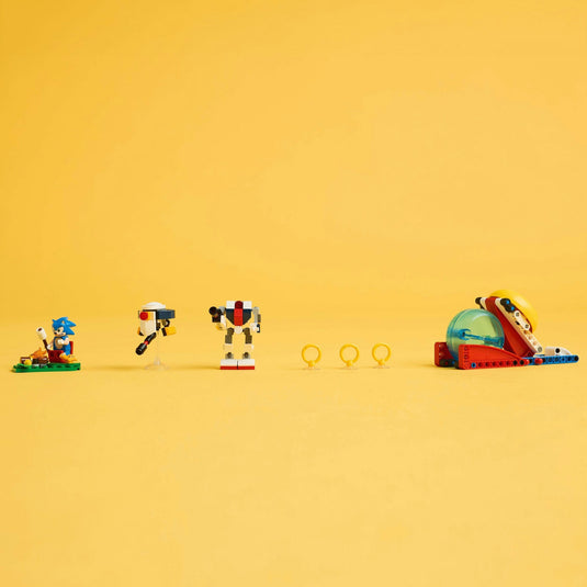 Lego sonic the hedgehog 77001 sonics krachtmeting bij het kampvuur