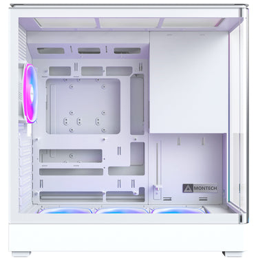 Montech king 45 pro midi tower behuizing (wit | 2x usb-a | 1x usb-c | rgb | window)