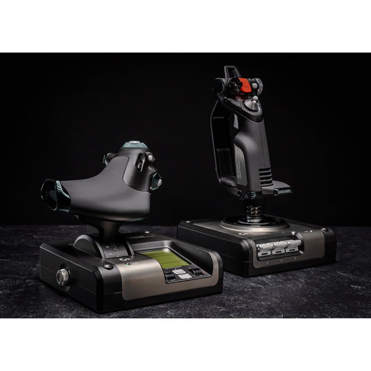 Logitech g saitek x52 pro flight gaming hotas