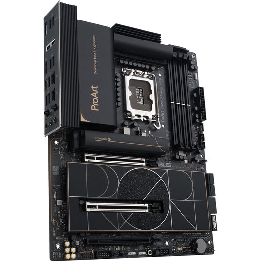 Asus proart z890-creator wifi socket 1851 moederbord (raid, 2.5gb-lan, 10gb-lan, wi-fi 7, bt, sound, atx)